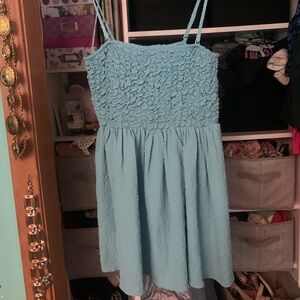 Turquoise blue American eagle mini dress